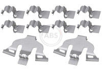 Accessory set, disc brake pad 1966Q ABS