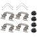 Accessory set, disc brake pad 1968Q ABS