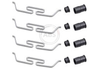 Accessory set, disc brake pad 1990Q ABS