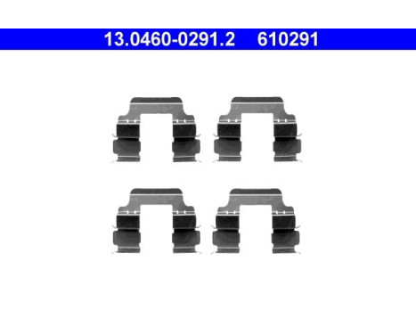 Accessory set, disc brake pad