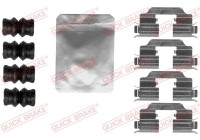 Accessory set, disc brake pad