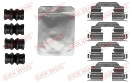 Accessory set, disc brake pad