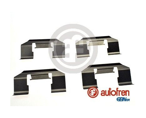 Accessory set, disc brake pad