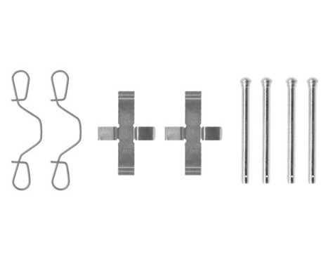 Accessory set, disc brake pad