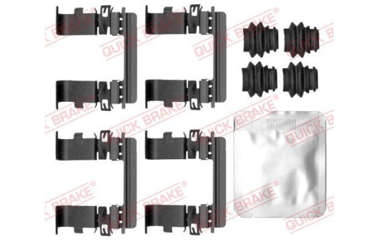 Accessory set, disc brake pad