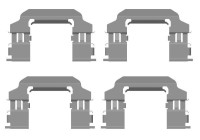 Accessory set, disc brake pad