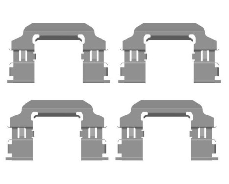 Accessory set, disc brake pad