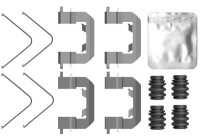 Accessory set, disc brake pad