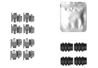 Accessory set, disc brake pad