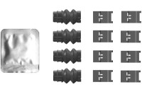 Accessory set, disc brake pad