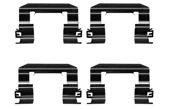 Accessory set, disc brake pad