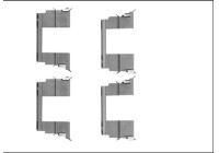 Accessory set, disc brake pad