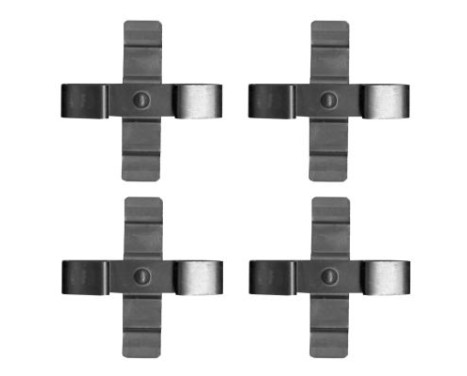 Accessory set, disc brake pad