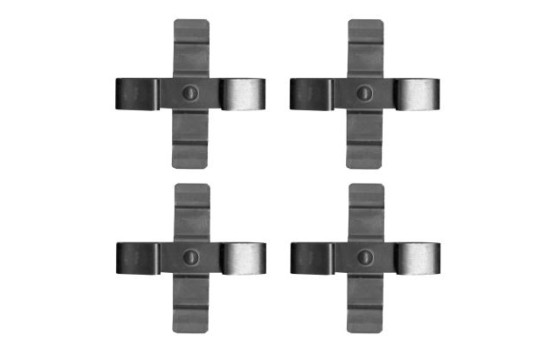 Accessory set, disc brake pad