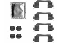 Accessory set, disc brake pad