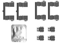 Accessory set, disc brake pad