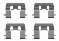 Accessory set, disc brake pad