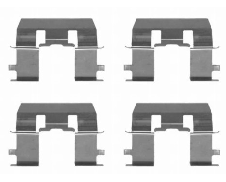 Accessory set, disc brake pad