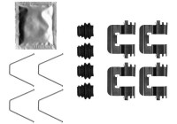 Accessory set, disc brake pad