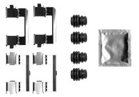Accessory set, disc brake pad