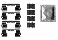 Accessory set, disc brake pad