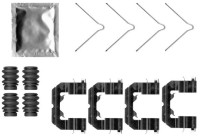 Accessory set, disc brake pad