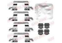 Accessory set, disc brake pad