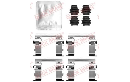 Accessory set, disc brake pad