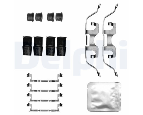 Accessory set, disc brake pad
