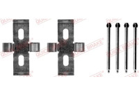 Accessory set, disc brake pad