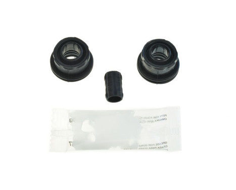 Axle boot, brake caliper guide