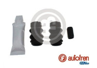 Brake caliper guide, axle housing