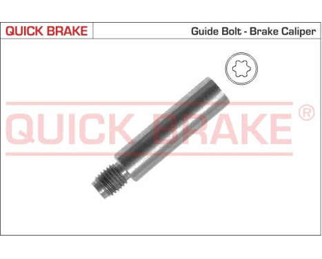 Guide bolt, brake caliper