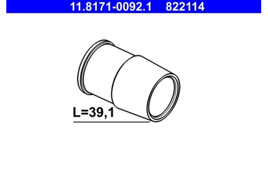 Guide sleeve, brake caliper