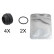 Guide Sleeve Kit, brake caliper 55030 ABS