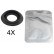 Guide Sleeve Kit, brake caliper 55032 ABS