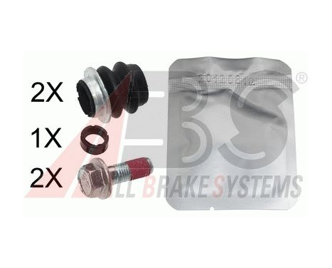 Guide Sleeve Kit, brake caliper 55049 ABS, Image 2