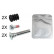 Guide Sleeve Kit, brake caliper 55158 ABS