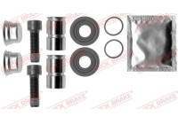 Guide sleeve set, brake caliper