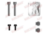 Guide sleeve set, brake caliper