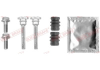 Guide sleeve set, brake caliper