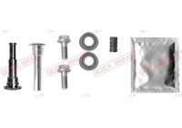 Guide sleeve set, brake caliper