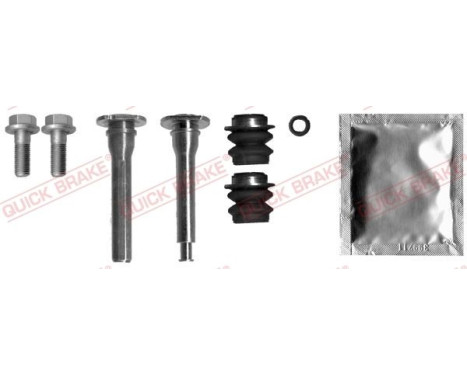 Guide sleeve set, brake caliper