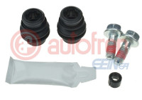 Guide sleeve set, brake caliper