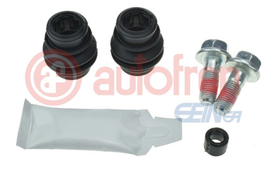 Guide sleeve set, brake caliper