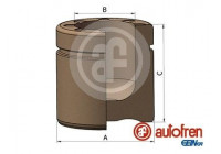 Piston, brake caliper