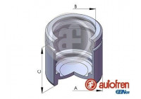 Piston, brake caliper