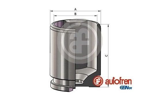 Piston, brake caliper