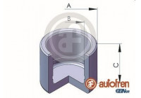 Piston, brake caliper