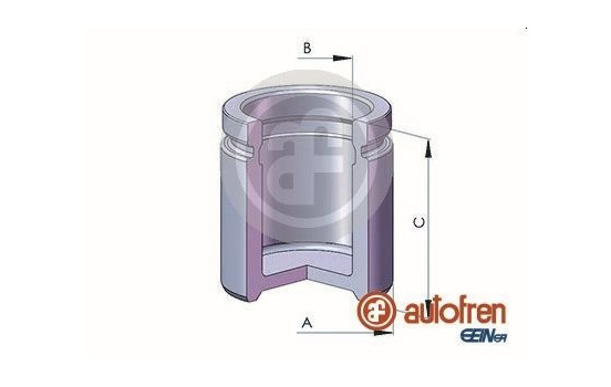 Piston, brake caliper